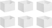 Kit 6 Gavetas para Nicho Organizador Q01 Branco - Mpozenato