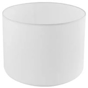 Cupula Para Abajur Tecido Poliestireno Branco 40Cm