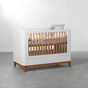 Berço Mini Cama Boom Plus 2 em 1 Square - Branco Fosco - Berço Mini Cama Boom Plus Square - Branco Fosco