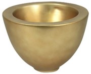 Centro de Mesa Decorativo Em Ceramica Cobre Antigo 17,8x24,6x24,6cm  - D'Rossi