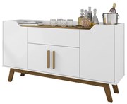 Aparador Buffet Future Branco/Cinamomo – Bechara Móveis