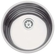 Cuba de Embutir Tramontina Luna 38 cm em Aço Inox Polido Standard com Válvula