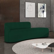 Sofá 4 Lugares Orgânico 220 cm Morgan Bouclê D03 - D'Rossi - Verde