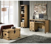 Baú de Madeira Maciça Oceano Pirata ATIVA MÓVEIS -