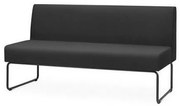 Sofa Pix Assento Crepe Base Aco Preto - 55110 Sun House
