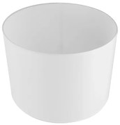 Cupula Cilindrica Para Abajur Tecido Branca 40Cm