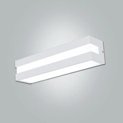 Arandela Modular Retangular 32X11,5X10,5Cm 01Xe27 Metal E Acrílico | U... (BT - Branco Texturizado)