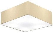 Plafon Quadrado Md-3052 Cúpula em Tecido 15/60x60cm Algodão Crú - Bivolt