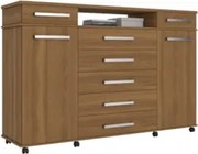 Cômoda Para Quarto 2 Portas 7 Gavetas London D02 Amendola Touch - Mpoz