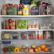 Organizadores de Geladeira com Etiqueta