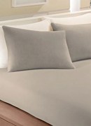 Fronha Lisa Avulsa Microfibra Bege