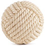 Enfeite Decorativo "Esfera" Em Poliresina Off White 13x13 cm M02 - D'Rossi