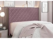 Cabeceira Cama Box Casal 140 cm Dubai Veludo S04 - D'Rossi - Uva