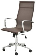 Cadeira Sevilha Eames Alta Cromada Tela Cafe - 38046 Sun House