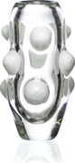Vaso Murano Duomo White M Cristal Transparente