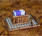 Porta Chá Bambu Natural  Natural