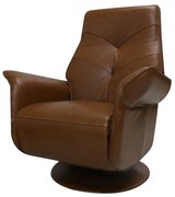 Poltrona Nevanne Reclinável Elétrica Gran Relax Couro Legítimo