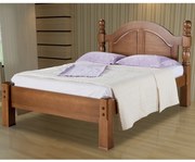 Cama de Casal Queen Havana Madeira Maciça Bedroom -