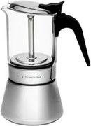 Cafeteira Espresso Italiana Tramontina 300ml em Aço Inox e Vidro