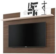 Painel TV 47 Pol Maia Nogueira Real/Off White - Colibri