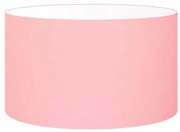 Cúpula em tecido cilíndrica abajur luminária cp-4189 50x30cm rosa bebê