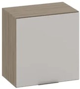 Armário de Cozinha Aéreo 58cm Grace Carvalho Oak/Off White Z44 - Mpoze