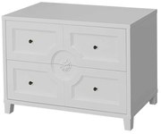 Mesa de Cabeceira Lótus - Branco Kleiner