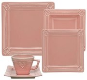 Aparelho de Jantar Porcelana Provence Vintage Oxford 30Peças