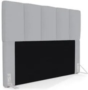 Cabeceira Cama Box Casal 140cm Pérola W01 Linho Cinza - Mpozenato