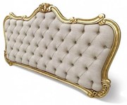 Cabeceira de Cama Provençal Detalhe Capitonê Design de Luxo Peça Artesanal