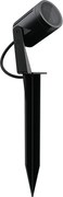 Espeto Led Aluminio Preto 11,5W 700Lm Ip67 3000K S.Ground