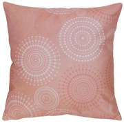 Capa de Almofada Suede Suprema em Tons de Rosa - ASM0-1112 - 45x45cm