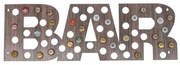Quadro Decorativo Porta Tampinhas Mdf Madeira Vertical 20x60 Bar - D'Rossi