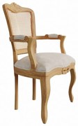 Poltrona Luis XV Palha - Wood Prime 38035