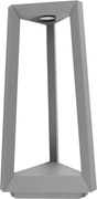 Balizador Led Alumínio 12w 3000k Ip65 37x16cm Lume - CINZA ESVERDEADO