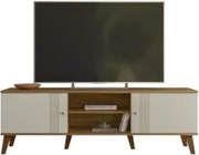 Rack Bancada Para TV 65 Pol 160cm Sia Nature/Off Z49       - Mpozenato