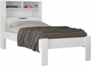 Cama Solteiro Invicta com Baú Branco - Santos Andirá