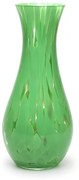 Vaso 83 Cacos Verde Murano Cristais Cadoro