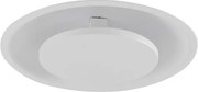 Plafon Led De Embutir Alumínio Branco 24w 127v 2700k Iris