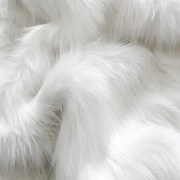 Tecido Pelúcia de Pelo Alto 1,60x2,00 m para Decoração - D'Rossi - Off White