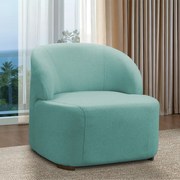 Poltrona Decorativa Orgânica kit 2 Diully Bouclê E03 - D'Rossi - Azul Turqueza