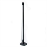 Luminária De Chão Rera 24,5X24,5X138,5Cm Metal Alumínio 1Xt8 Led 120Cm... (PRETO)
