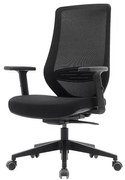 Cadeira Broadway Diretor Tela Preta Base de Nylon com Rodizio - 76614 Sun House