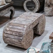 Mesa Étnica em Pátina 100cm | Timor