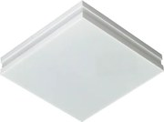 Plafon Led De Sobrepor Quadrado Branco 16W Bilbao - LED BRANCO QUENTE (3000K)