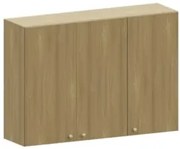 Armário de Cozinha Aéreo 120cm 3 Portas Mirella Freijó L01 - Mpozenato