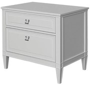Mesa de Cabeceira Benito G - Branco Kleiner
