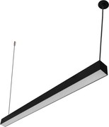 Pendente Led Aluminio 35,6W 4000K New Fit40 - PRETO