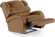 Poltrona do Papai Reclinável Kalie Power Touch Massagem FH9 PU Caramel