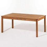 Mesa Jantar Trama Madeira Stain Jatobá Corda Rami 140cm - 78549 Sun House